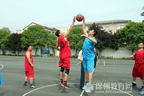 铜山区茅村中学举行校际篮球邀请赛